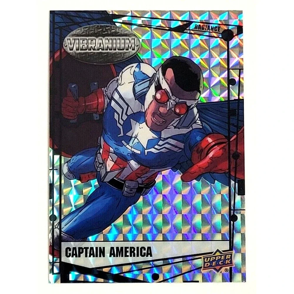 2015 MARVEL VIBRANIUM - CAPTAIN AMERICA‎ - RADIANCE #D 1/50 (ALPHA) UPPER DECK